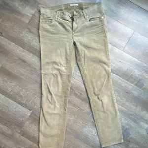 Free people olive corduroy jeans